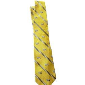 Ralph Lauren Silk Yellow Patterned Men's Tie